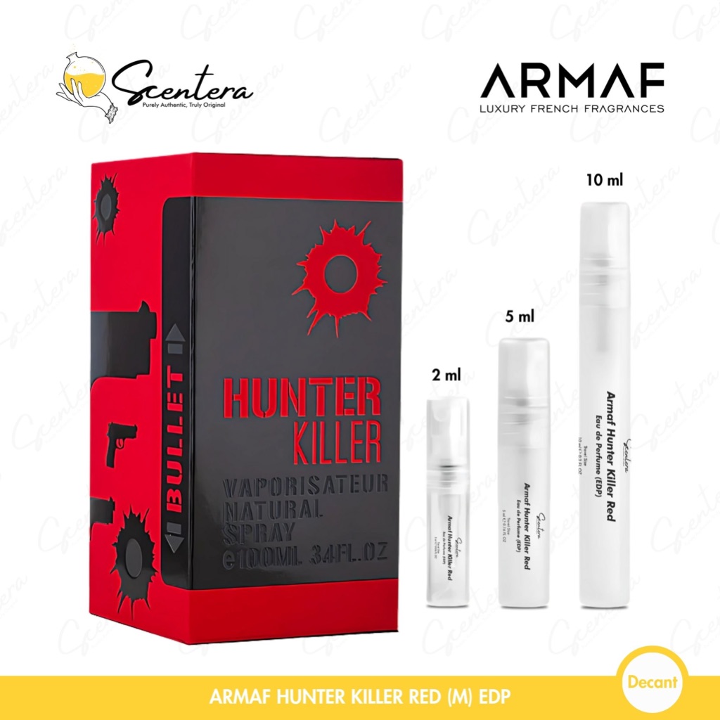 Armaf Hunter Killer Red (M) EDP Travel Size - Parfum Pria