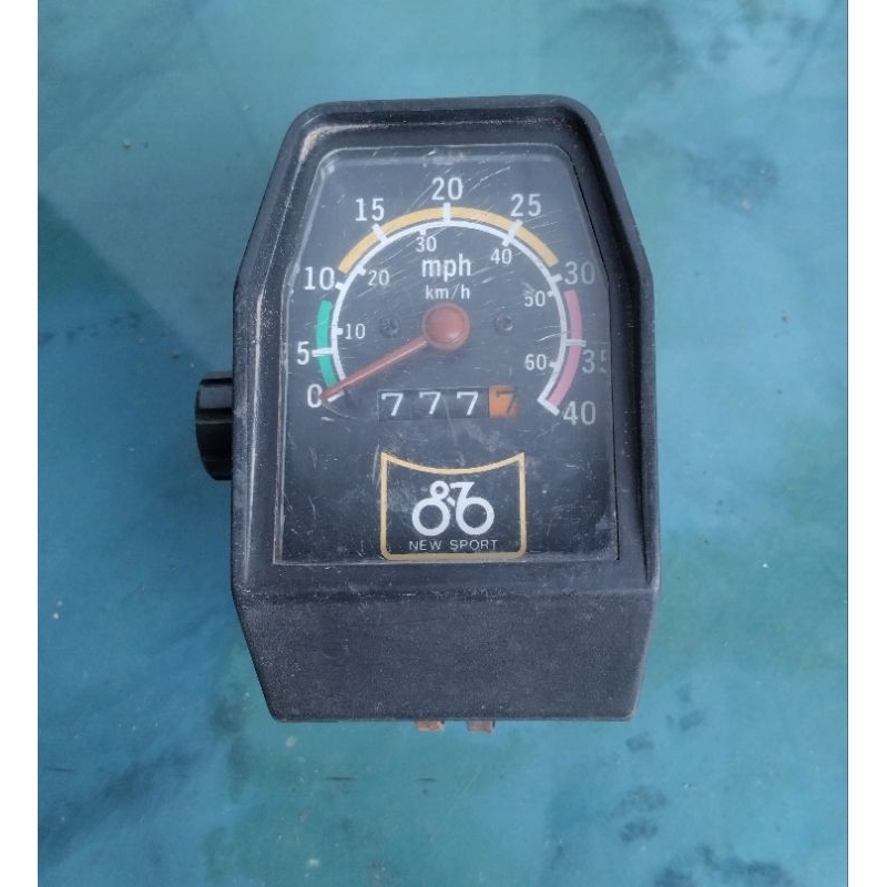 Spedometer sepeda balap jadul alat ukur kecepatan sepeda balap classic