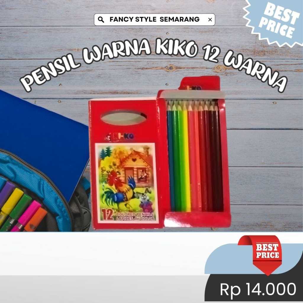 

PENSIL WARNA KIKO 12 WARNA
