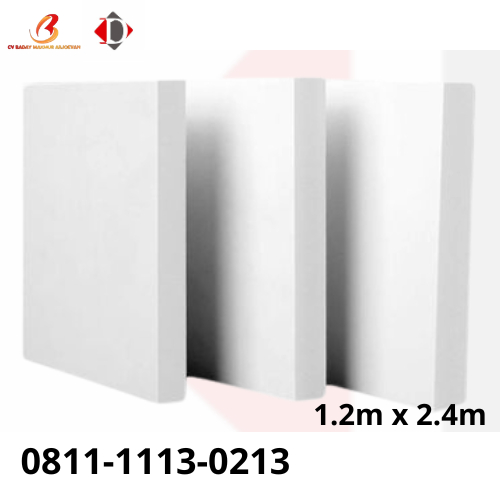 PVC FOAMBOARD DSA 3mm - 20mm Density 5 per Lembar Ukuran 1.2m x 2.4m