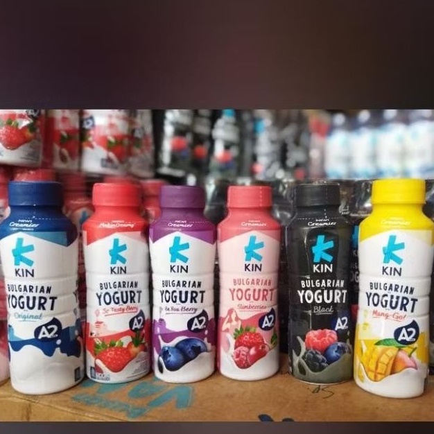

yogurt/kin yogurt botol/yogurt strawberry/original/blueberry