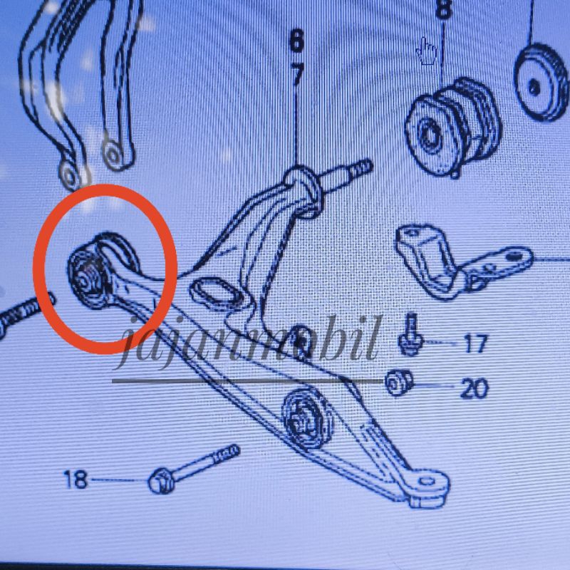 bushing lower arm depan crv s10 rd1 1998-2001 busing arm depan kecil crv 1998-2001 bosh arm kecil cr
