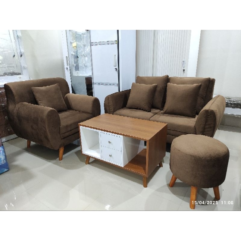 Sofa Retro Meja HPL Sofa Minimalis Sofa Retro Minimalis Sofaaesthetic