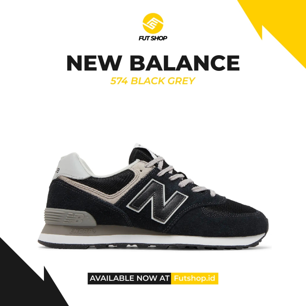 NB 574 Black Grey BNIB