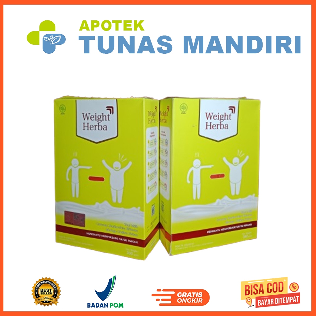 

APOTEK TM Weight Herba - Susu Herbal Penambah Nafsu Makan & Penggemuk Berat Badan | 200gr