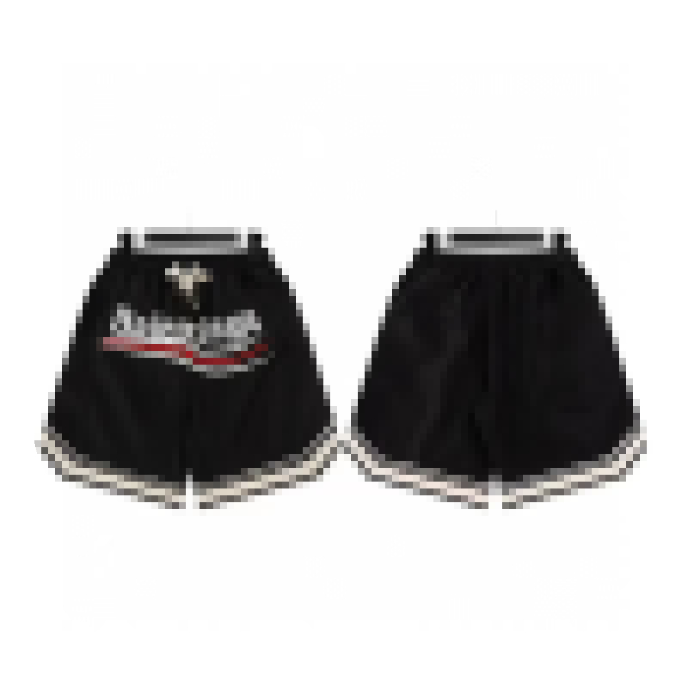 [BAL] Celana Pendek Political Red Wave Embroidered