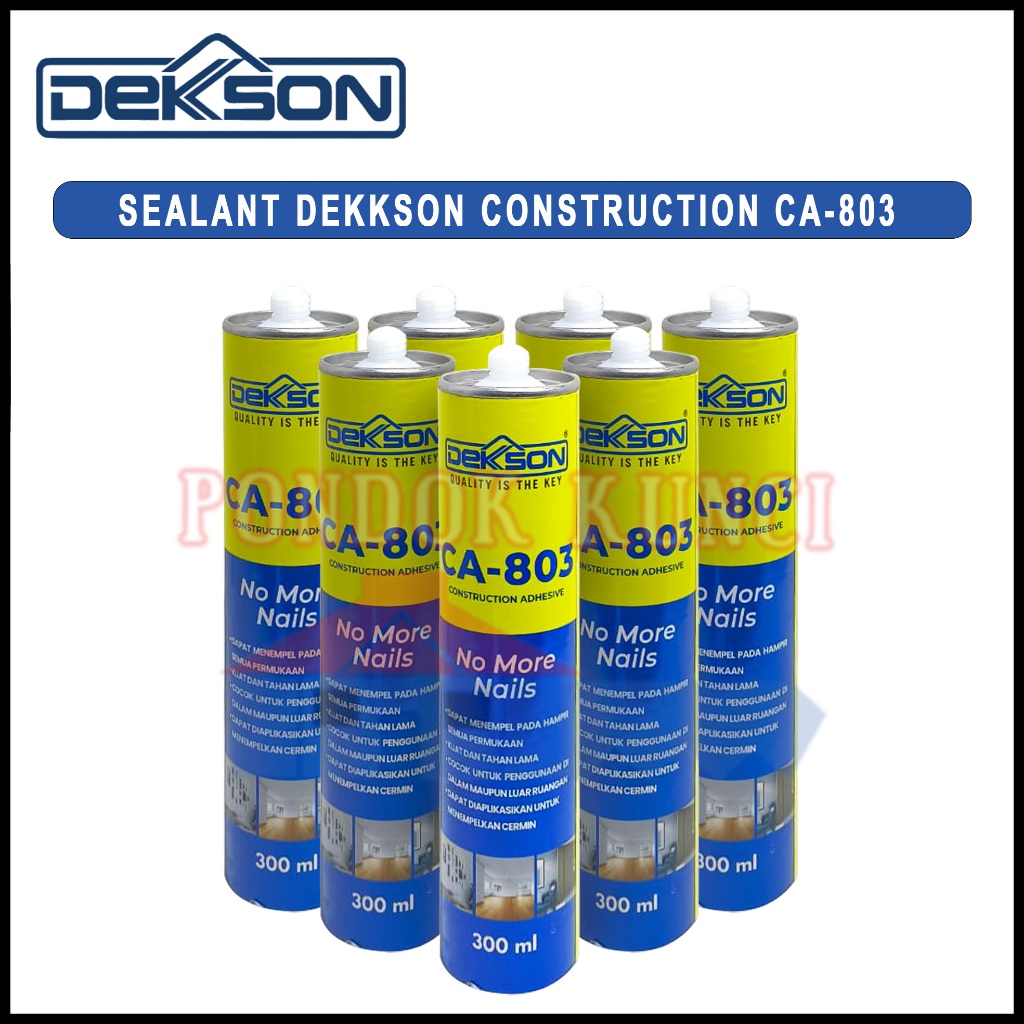 Lem Kaca Sealent Dekkson CA-803 Lem Cermin Sealant Maxbound