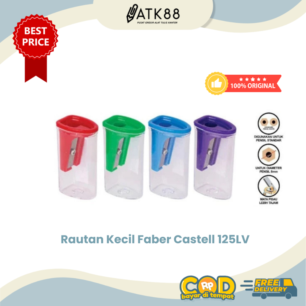 

[ATK88] Rautan Kecil Faber Castell 125LV - Sharpener 125 LV