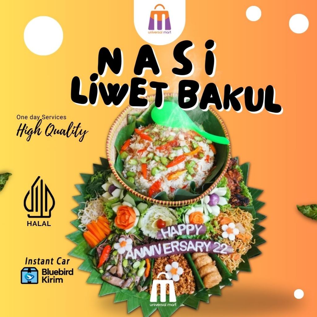 

NASI LIWET BAKUL KHAS SUNDA PAKET MENU LENGKAP KUALITAS TERJAMIN