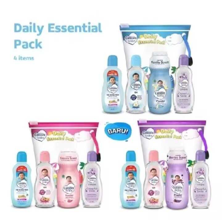 CUSSONS BABY - PAKET SABUN BAYI 4 IN 1 / SET PERLENGKAPAN MANDI BAYI