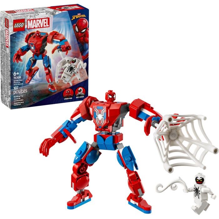 LEGO 76308 Super Heroes Spider-Man Mech vs. Anti-Venom
