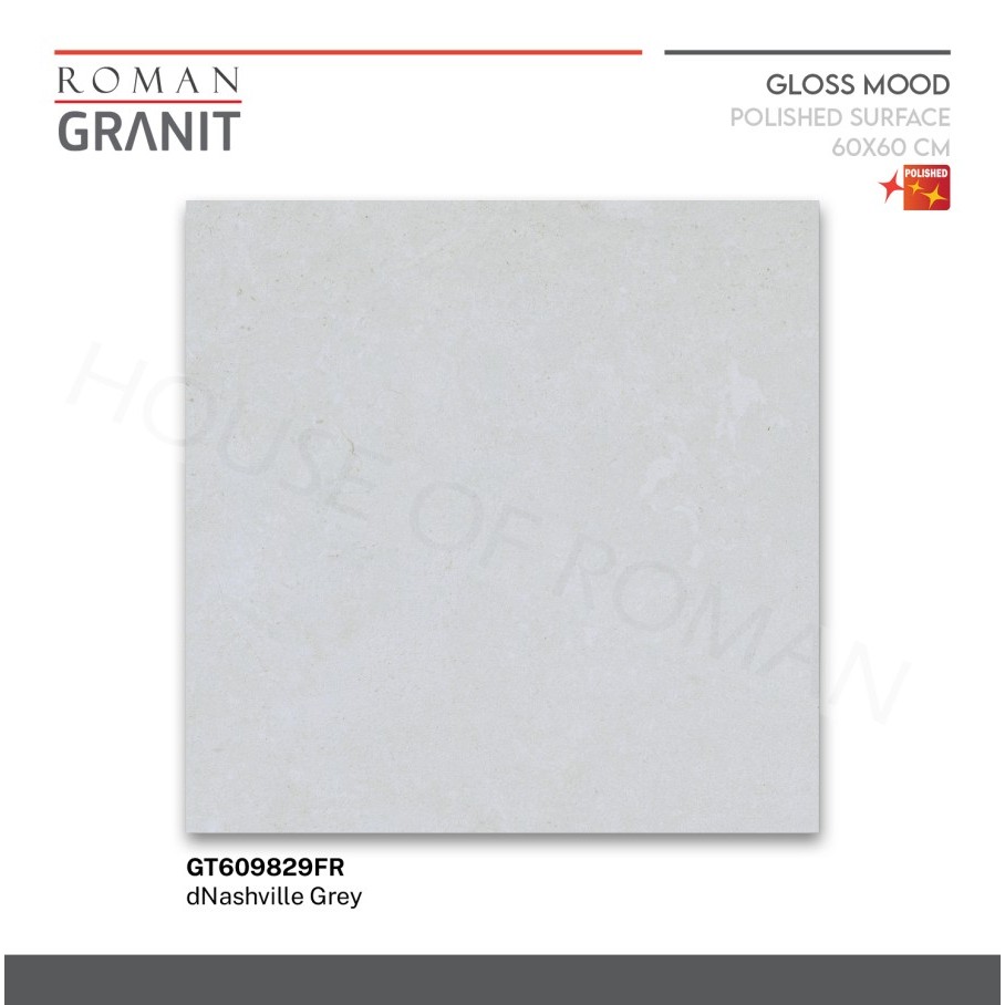 ROMAN GRANIT dNashville Grey 60x60 GT609830FR ROMAN GRANIT
