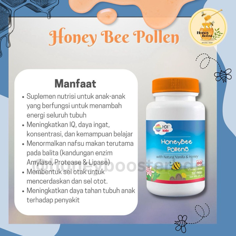 Honey bee pollens HDI / kids 3 / pollenergy / bee propolis