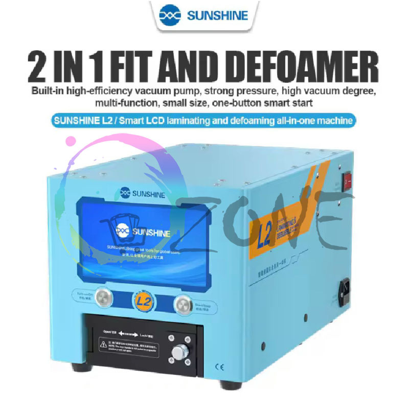 LAMINATING MACHINE SUNSHINE L2 - MESIN LAMINATING LCD DAN BUBBLE REMOVER 2 IN 1