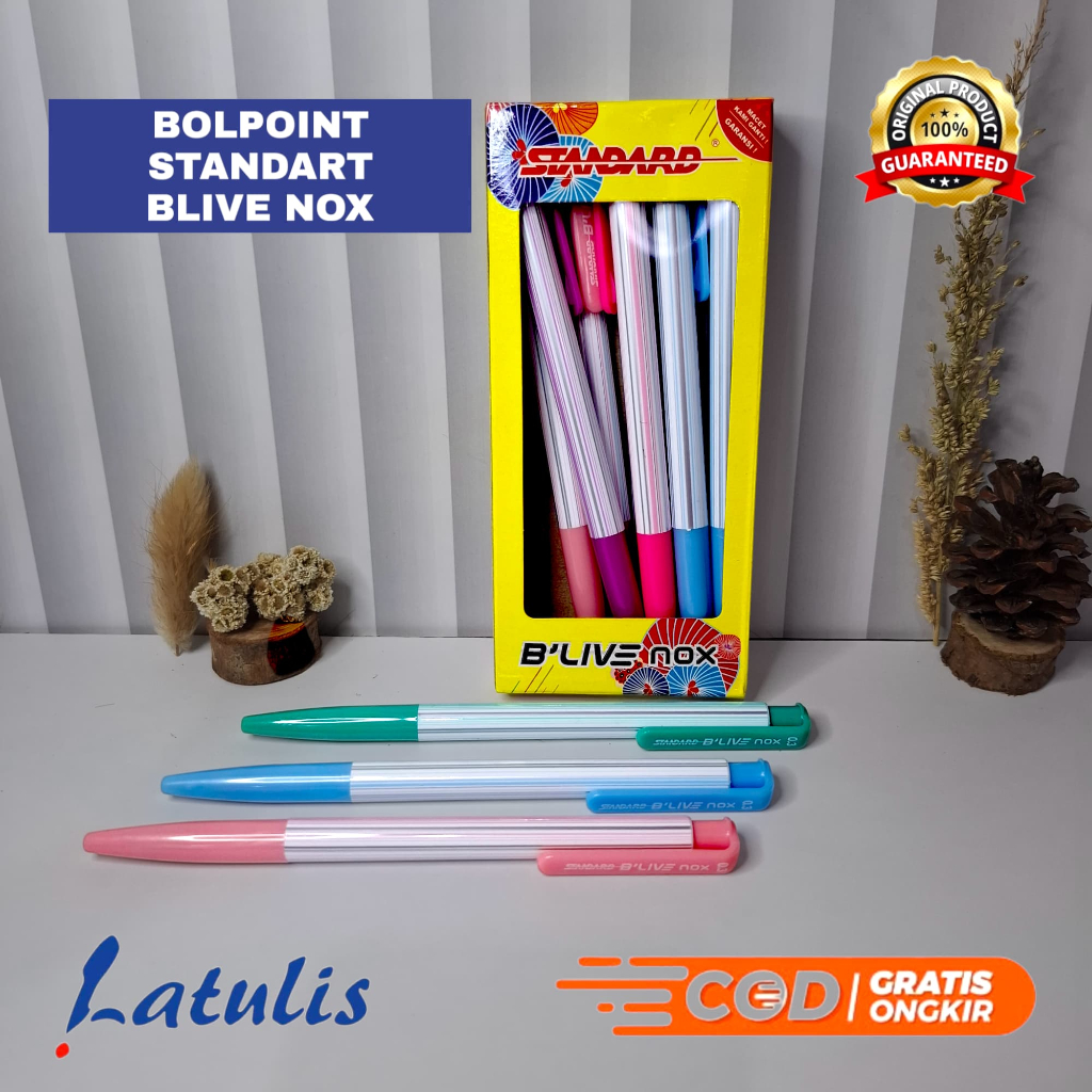 

Pulpen / Pena / Bolpen Standard B'Live Nox