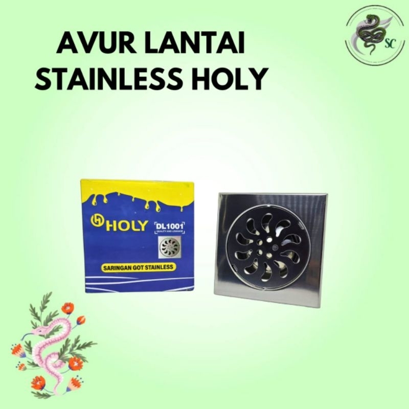 SARINGAN GOT AVUR LANTAI STAINLESS