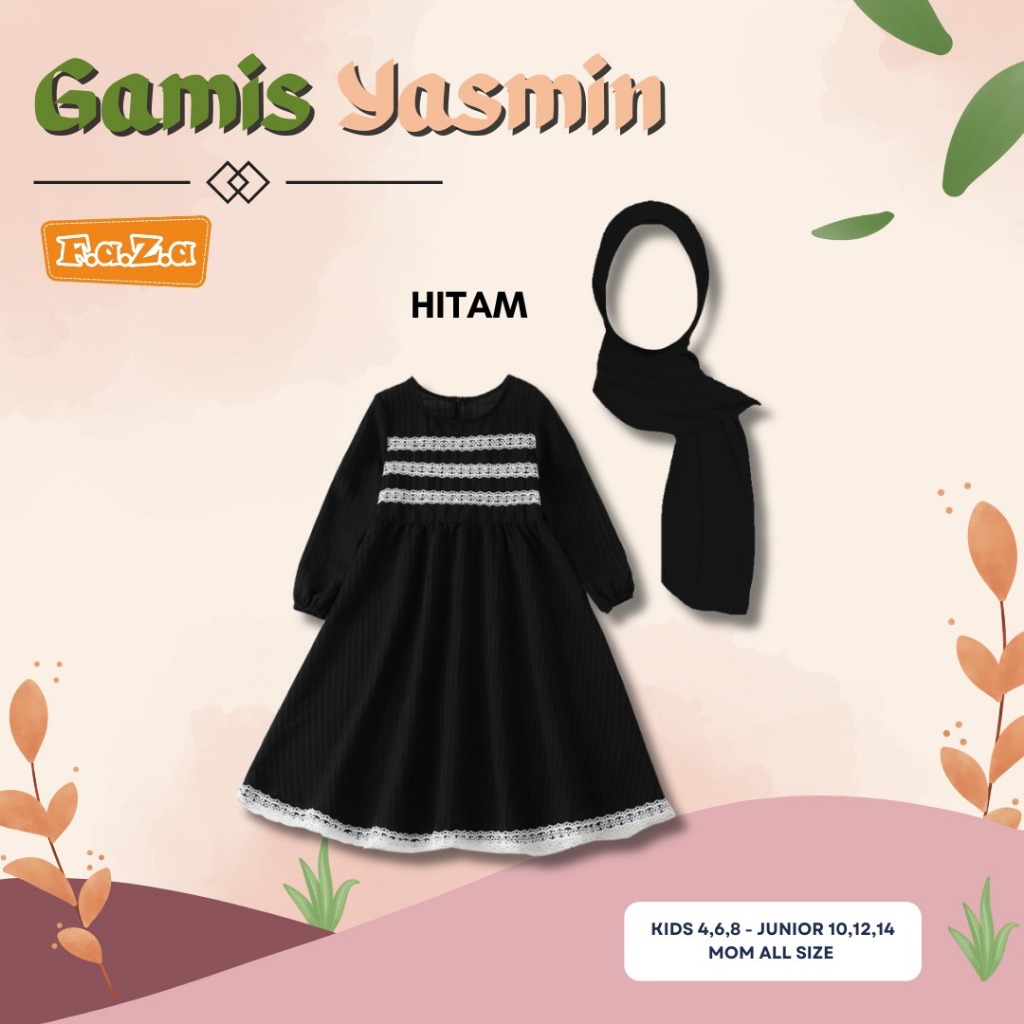 GAMIS YASMIN BY FAZA