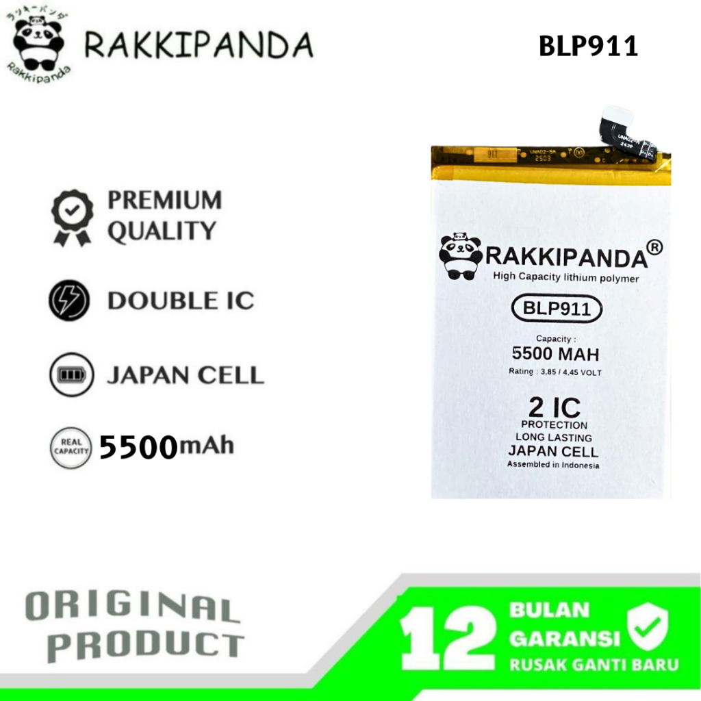 RakkiPanda - BLP911 Realme 9i 4G / Realme 9 Pro 5G / Realme V25 Batre Batrai Baterai