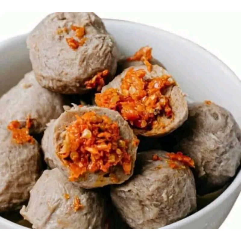 Bakso Mercon Isi Cabe Pedas Nampol-Frozen food