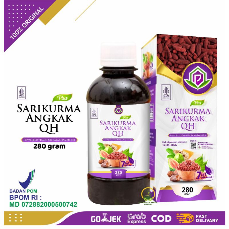 Sari Kurma Madu Angkak QH Qusthul Hindi Untuk DBD dan Tipes 280 Gr