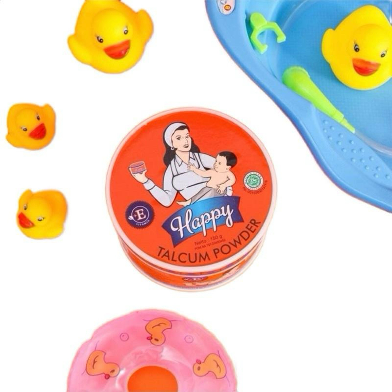 Happy Bedak Bayi Talcum Powder Anak Balita Newborn Baby