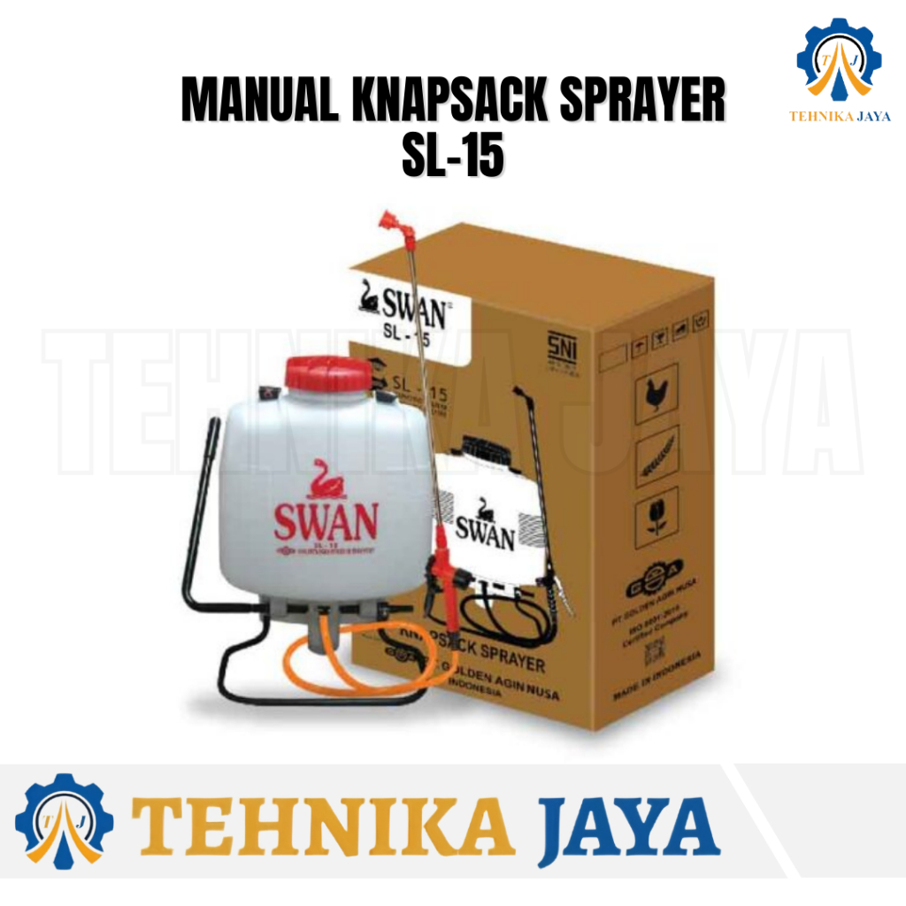Sprayer SWAN SL 15 plastik manual / hand sprayer Swan 15 liter Plastik