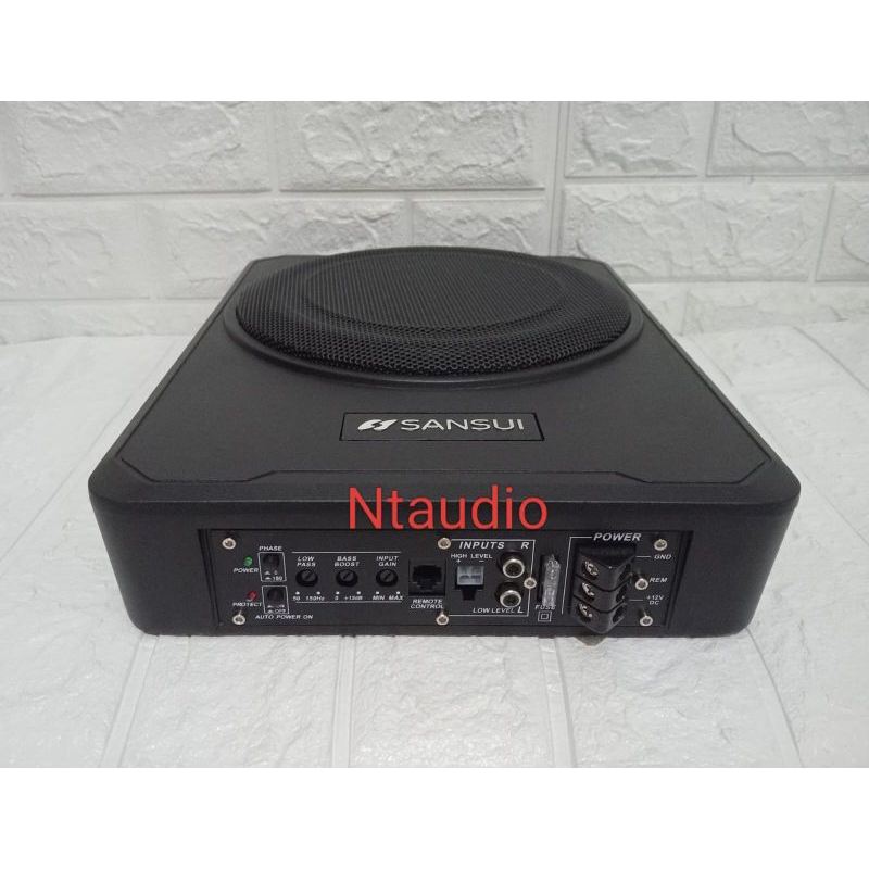 Basstube Slim SANSUI 10" AKTIF SE-1000SL basstube kolong Sansui 10"1000SL aktif asli
