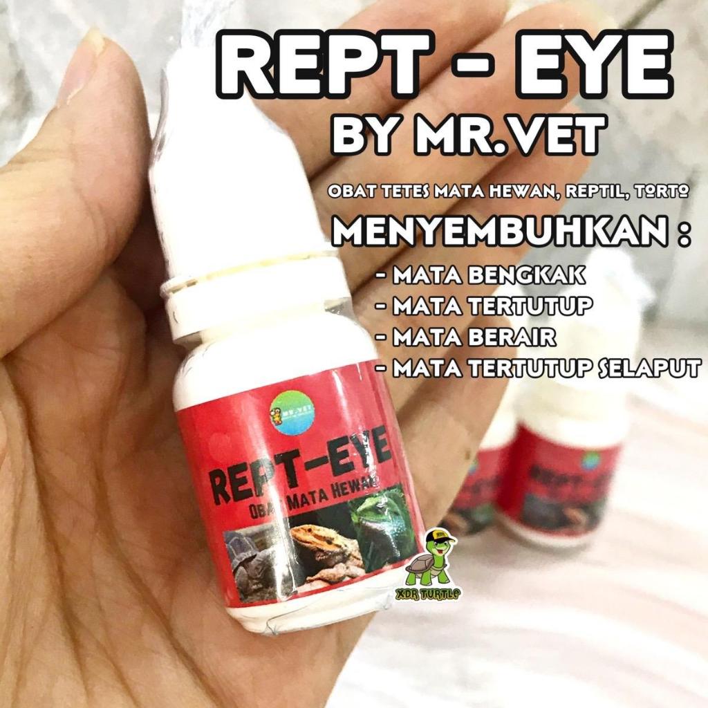REPTEYE OBAT TETES MATA REPTIL KURA DARAT KURA AIR TORTOISE SULCATA