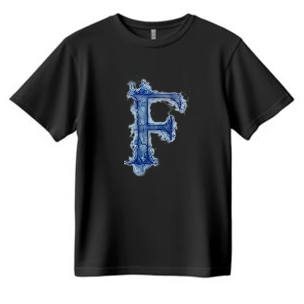 Kaos Huruf F Baju Inisial F Dewasa Pria Wanita Ready Viral