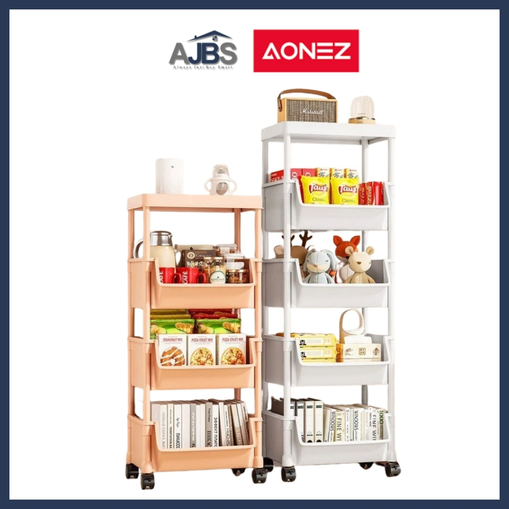AONEZ Rak Multifungsi - Rak Penyimpanan Kosmetik- Rak Makanan Ringan Rak Perlengkapan Dapur