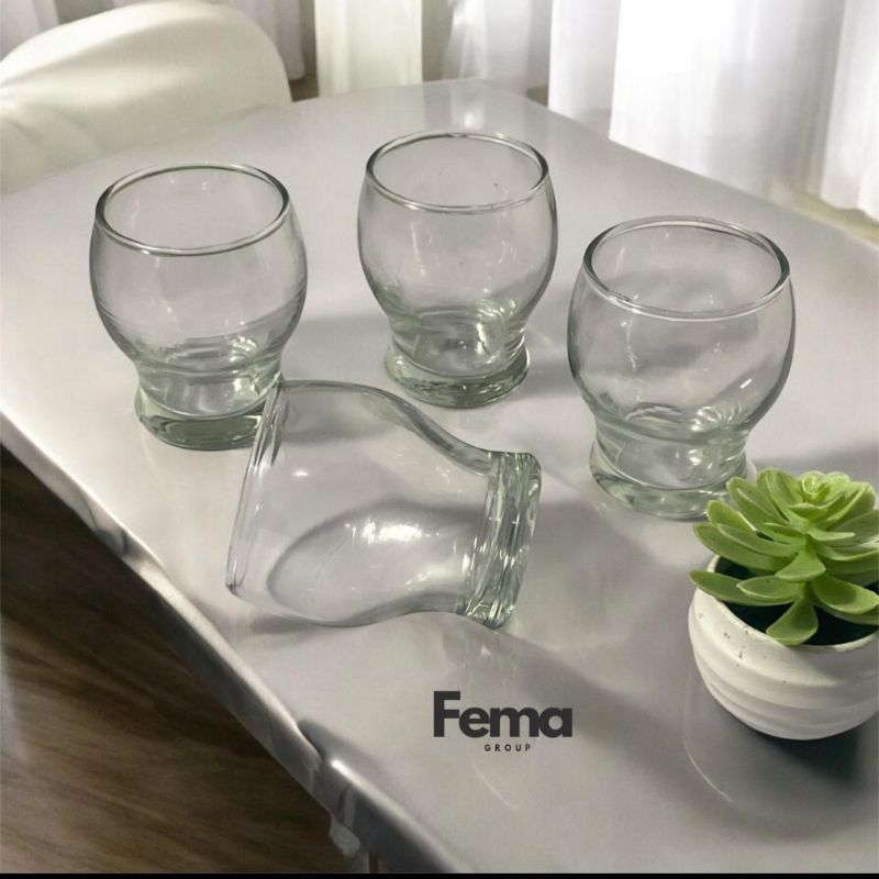 gelas sirup gelas minum imut dan elegan