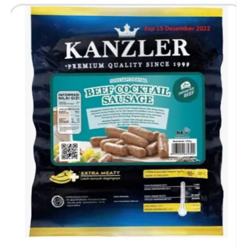 

KANZLER Sosis Beef Cocktail 250gr
