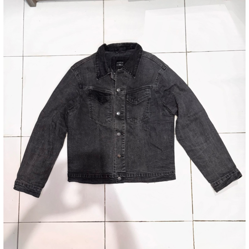 Heymale Denim Jacket Black Size XL