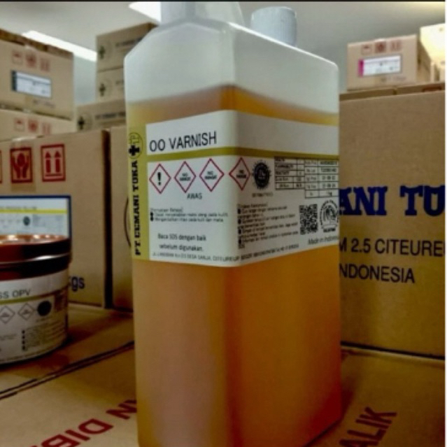 Tinta Cetak Cemani Toka, OO Varnish ( pengencer Tinta )