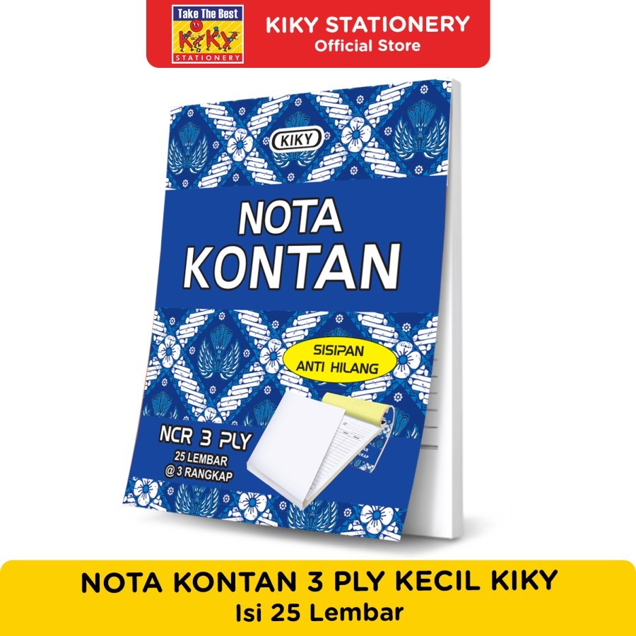 

TBMO (ECER) NOTA KONTAN 3PLY KECIL KIKY 6223350K
