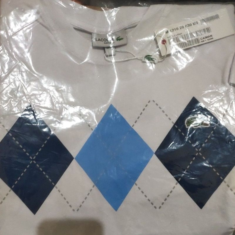 KAOS LACOSTE WITHE XL ORIGINAL