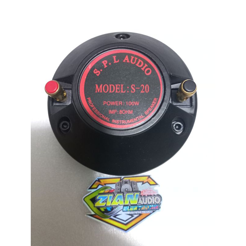 SPL AUDIO S20 Driver Tweter 1" Original