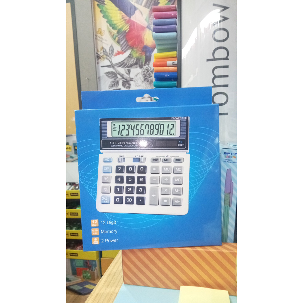

Kalkukator Calculator Citizen Sdc-868L Sdc868L