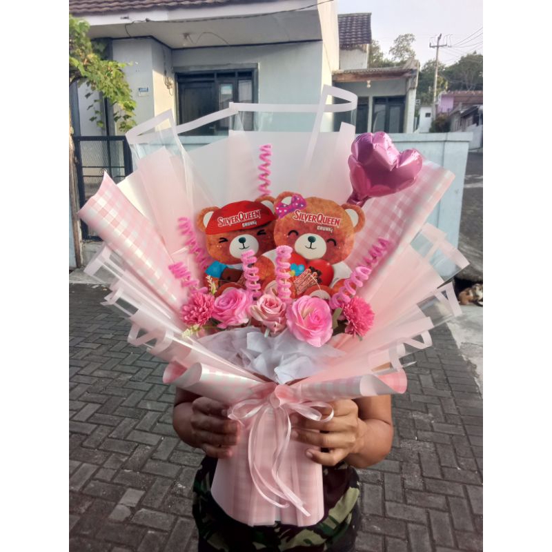 

buket coklat beruang