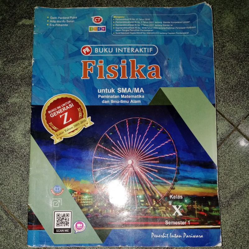 [PRELOVED] PR INTERAKTIF FISIKA KELAS 10 SMA/MA SEMESTER 1 | LKS FISIKA KELAS X SMA/MA