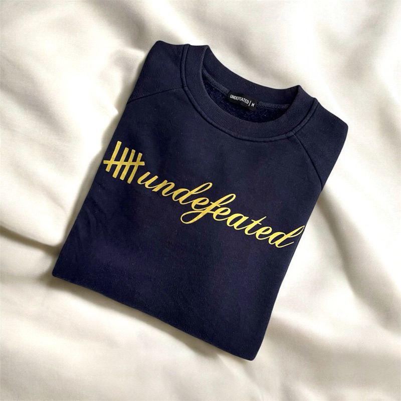 Crewneck Sweater Undefeated Navy Original Preloved