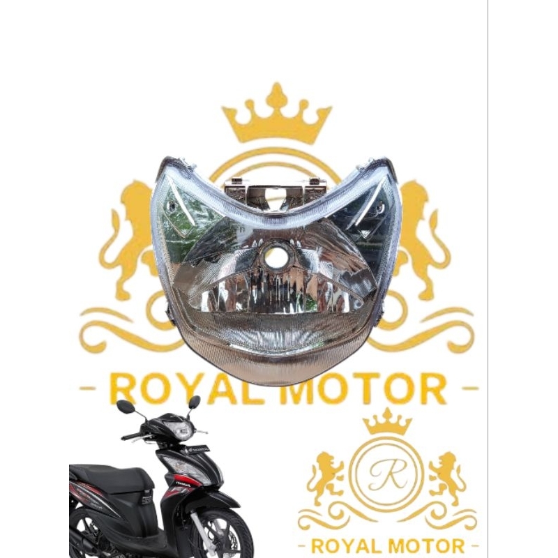 REFLEKTOR LAMPU DEPAN SPACY KARBU SPACY FI