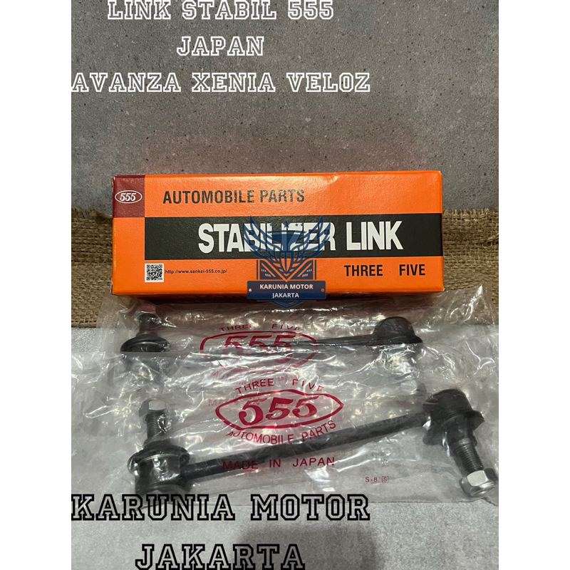 LINK STABIL STABILIZER LINK AVANZA LAMA XENIA AVANZA VELOZ NEW AVANZA 2004-2021 ORIGINAL 555 JAPAN H