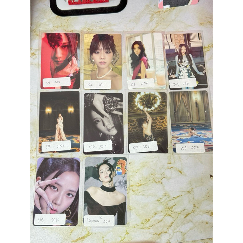 photocard jisoo blackpink official