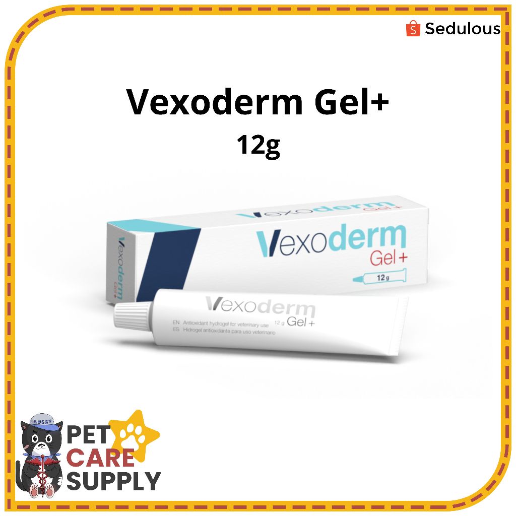 Vexoderm Gel+ Vexoderm Gel Plus pengobatan untuk luka anjing kucing