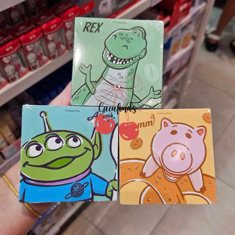 

MINISO x Disney‼️Sticky Notes / Memo Pad Disney Pixar T-Rex Alien Hamm Collection (250 lembar)