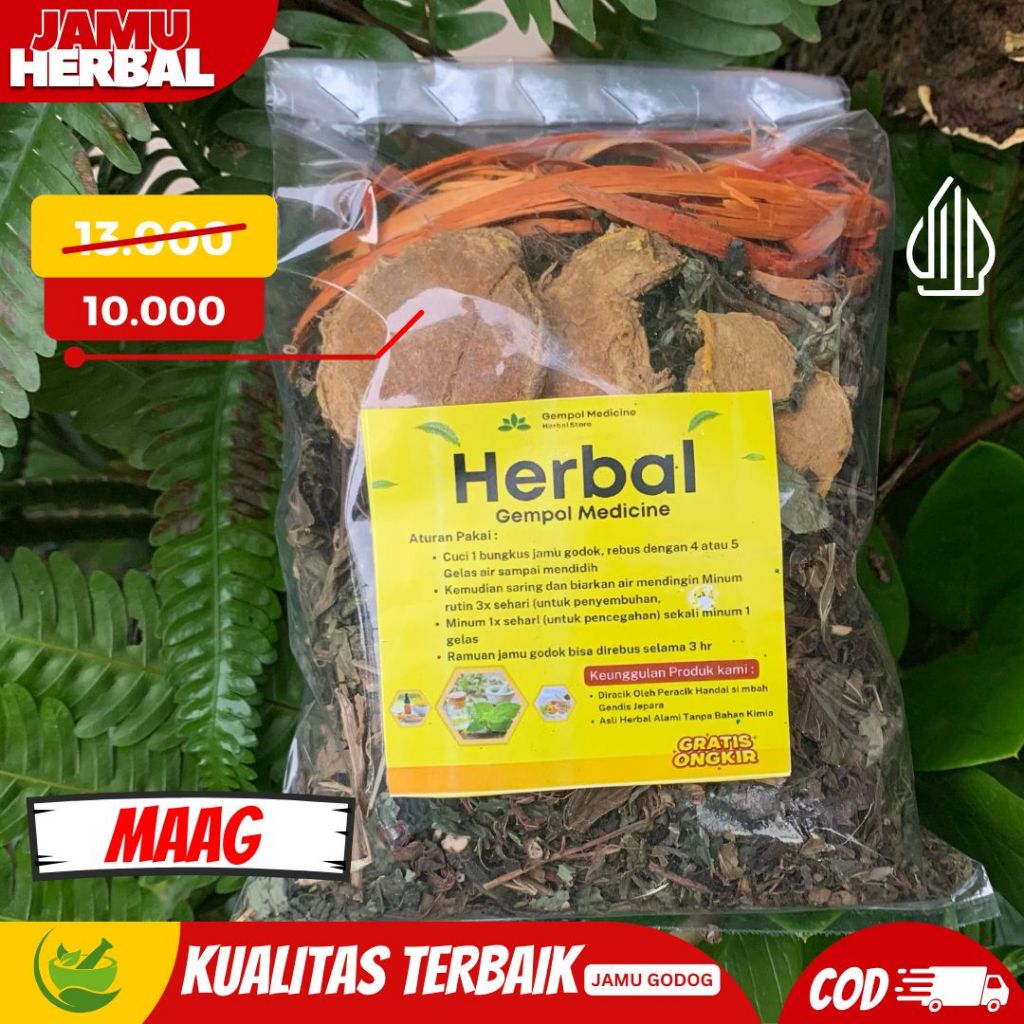 

(BAYAR DITEMPAT) JAMU HERBAL GODOK MAAG LAMBUNG PALING MANJUR / JAMU GODOKAN KOMPLIT