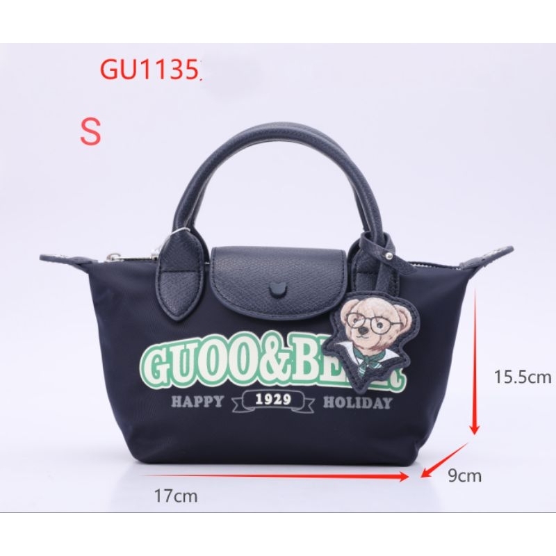 Ttwn Guoo Bear ORIGINAL Gu1135 SLING BAG NAVY (S) - TAS SLING WANITA - TTWNBEAR - Guoo bear original