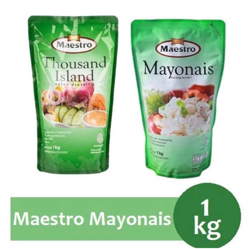

MAESTRO MAYONAIS 1 KG / MAESTRO THOUSAND ISLAND 1 KG