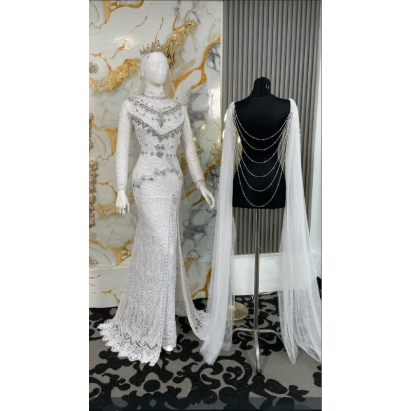 kebaya full payet jumbo premium